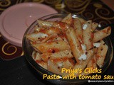 Recipe : Pasta with simple tomato sauce | how to make tomato sauce pasta