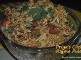 Recipe : Rajma Pulao | how to make rajma pulao