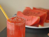 Watermelon Masala Soda Recipe , how to make masala soda using kalingad