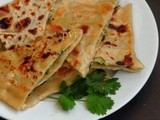 Afghani Bolani/Afghani Potato Stuffed Flatbread