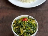 Amaranth Leaves & Moongdal Stir-fry