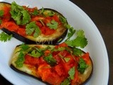 Badimjan Dilchaklari - Aubergines Rounds with Tomatoes ~~ Azerbaijani Cuisine