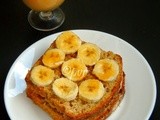 Banana & Maple Syrup Sandwich/Vegan Banana Breakfast Sandwich