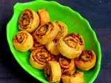 Bhakarwadi - Maharashtrian Crispy Fried Rolls