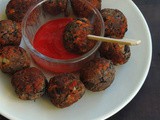 Black Bean 'Meatless' Balls/Vegan Black Bean Balls