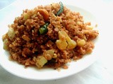 Cauliflower & Red Rice Flakes Upma