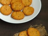 Chickpea Crackers with Sesame Seeds