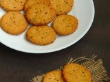 Chickpea Crackers with Sesame Seeds