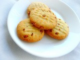 Eggless Cardamom & Chironji Butter Cookies