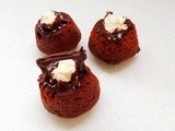 Eggless Cauldron Cakes