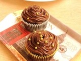 Eggless Hershey's 'Prefectly Chocolate' Chocolate Cupcakes