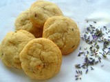Eggless Lavender & Walnut Cookies