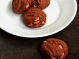 Eggless Peanut & Chocolate Cookies