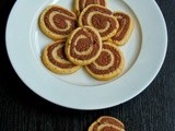 Eggless Pinwheel Cookies~~Home Baker's Challenge#3