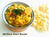 Foxtail Millet/Thinai Dal Bath