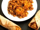 Gobi Channa Wrap/Chickpeas Cauliflower Wrap