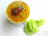 Green Tomato & Moongdal Curry