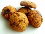 Honey & Chocolate Chunks Oatmeal Cookies