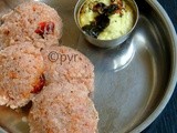 Instant Redrice Flakes & Wheat Rava Idli