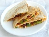 Kidney Beans & Bellpepper Quesadillas