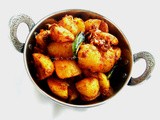 Lasuni Aloo~~Microwave Version