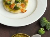 Mini Broccoli Pesto Pizza ~~Home Bakers Challenge