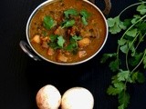 Mushroom Moong Sprouts Curry