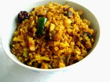 Mushroom & Red Rice Flakes Upma