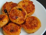 Pizza Pinwheels/Pinwheel Pizzas