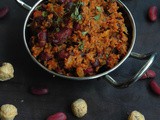 Rajma Soya Keema/Vegan Rajma Soya Kheema/Minced Soya & Kidney Beans Curry