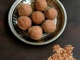 Red Rice Flakes Laddoos / Sivappu Arusi Aval Urundai