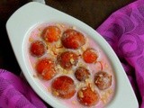 Rose Malai Jamun -  a Virtual Birthday Treat To Priya Ranjit