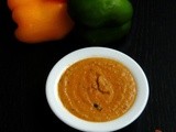 Tri Colour Bellpepper & Almond Chutney