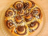 Vanilla-Choco Swirl Brioche~~My Guest Post for Saranya