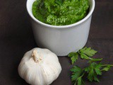 Vegan Parsley Almond Pesto