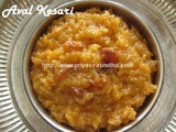 Aval Kesari Recipe/Poha Kesari Recipe