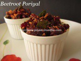 Beetroot Poriyal/Beetroot Stir Fry Recipe