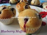 Blueberry Muffins [No Butter]