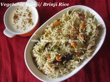 Brinji Rice Recipe/Vegetable Brinji Recipe/Vegetable Brinji with Coconut Milk/Vegetable Briji Recipe with step by step photos