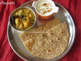 Chapathi Recipe/How to make soft Chapathi/Wheat Flour Chapati Recipe