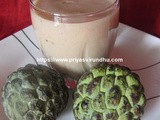 Custard Apple Juice/Sitaphal Juice/Seetha Pazham Juice & Health Benefits of Custard Apple