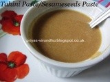 Homemade Tahini Paste/Sesame Seeds Paste