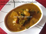 Kadamba Kuzhambu/Kadhamba Kuzhambu/Mixed Vegetable Kuzhambu/No Onion & No Garlic Kuzhambu