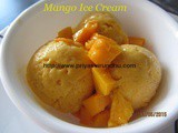 Mango Ice cream /Mango Ice cream with No Eggs/Mango Ice cream with No Ice cream Maker