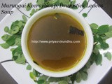 Murungai Keerai Soup/Drumstick Leaves Soup