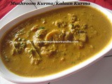 Mushroom Kurma/How to make Mushroom Kurma/Kalaan Kurma