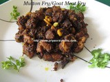 Mutton Fry/Goat Meat Fry