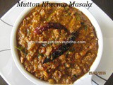 Mutton Kheema Masala/Mutton KothuKari Masala