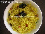 Narthangai Sadam/Citron Rice Recipe