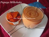 Papaya Milkshake Recipe/Papaya Milkshake/Papaya Recipes/Summer Drink Recipes/பப்பாளி பழம் மில்க் ஷேக்